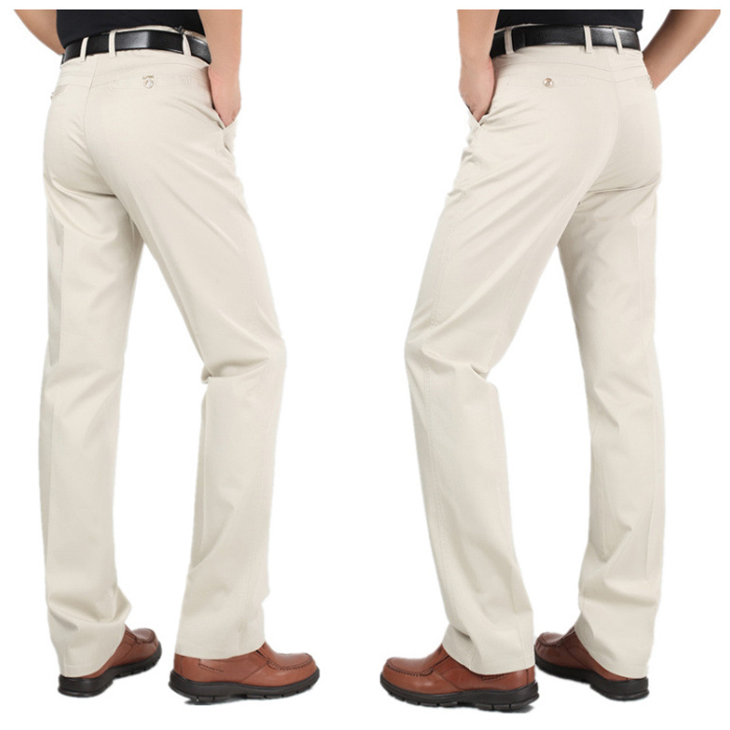 Men&apos;s Classical Pant&amp;Trousers Khaki Work To Weekend Plain Front Pant for party/Business men Clothes