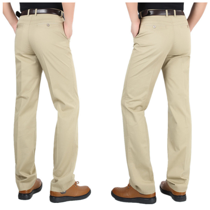 Men&apos;s Classical Pant&amp;Trousers Khaki Work To Weekend Plain Front Pant for party/Business men Clothes