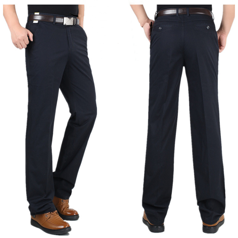 Men&apos;s Classical Pant&amp;Trousers Khaki Work To Weekend Plain Front Pant for party/Business men Clothes