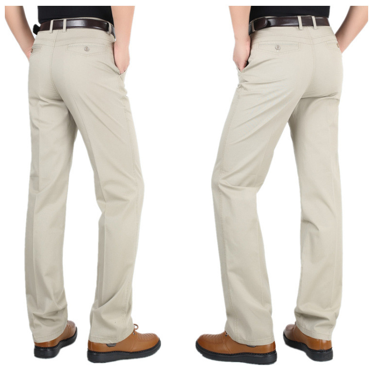 Men&apos;s Classical Pant&amp;Trousers Khaki Work To Weekend Plain Front Pant for party/Business men Clothes