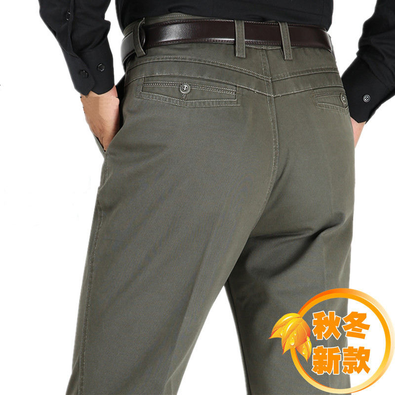 Men&apos;s Classical Pant&amp;Trousers Khaki Work To Weekend Plain Front Pant for party/Business men Clothes