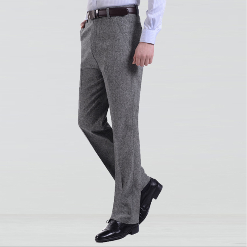 Thin Men&apos;s casual pants men&apos;s trousers middle-aged high waist thin men&apos;s casual long pants wholesale