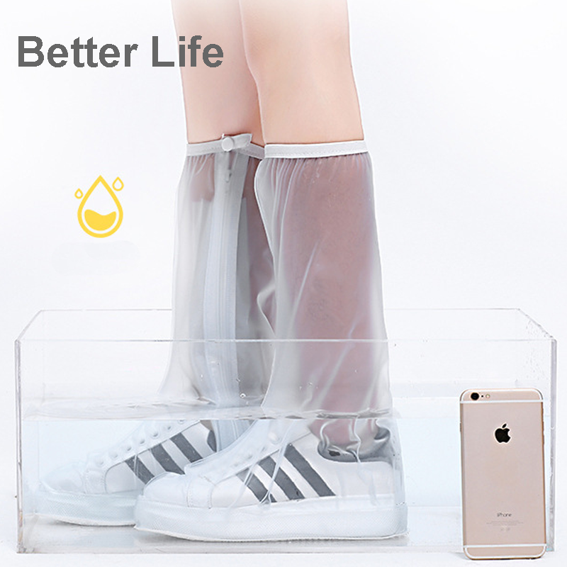 High tube Waterproof Rain Boots Shoes Covers,long tube rainproof non-slip wear-resistant for rainy
