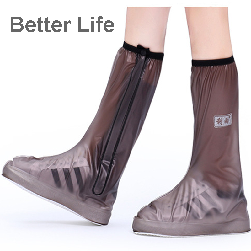 High tube Waterproof Rain Boots Shoes Covers,long tube rainproof non-slip wear-resistant for rainy