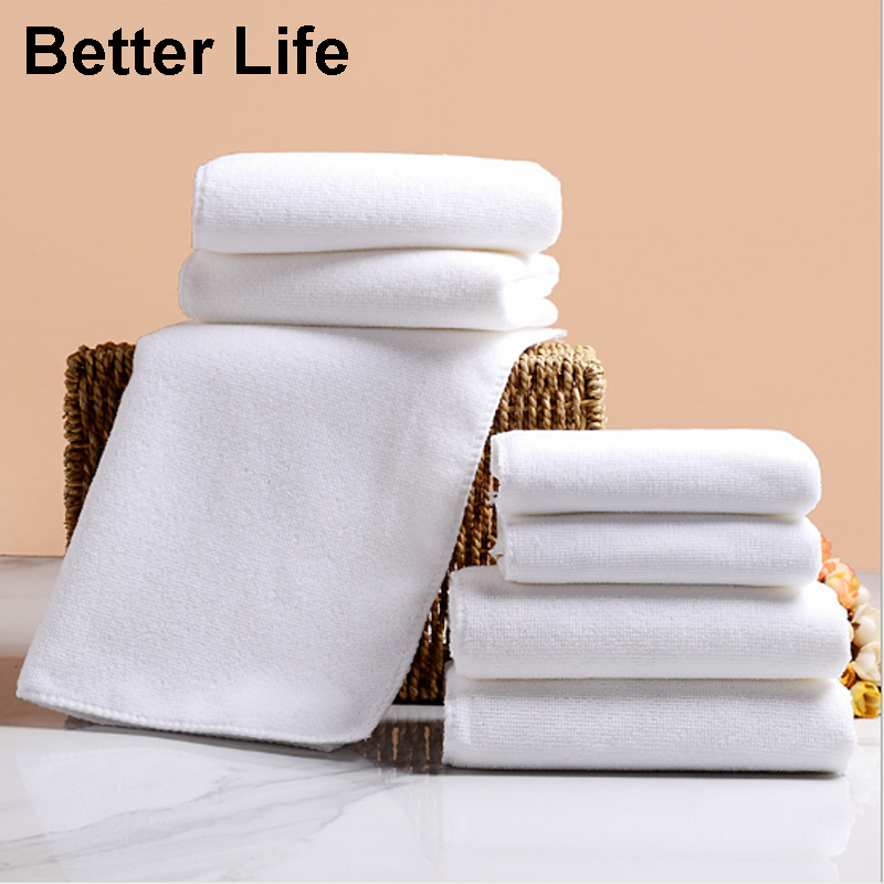 Solid White Square Towel/Face Towel/Bath Towel Quality Hotel Towels Soft Comfortable Absorption