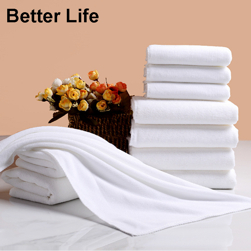 Solid White Square Towel/Face Towel/Bath Towel Quality Hotel Towels Soft Comfortable Absorption