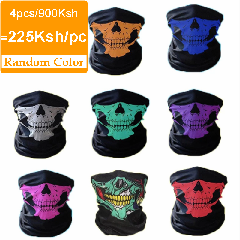 [Buy1Get 2] Skull Mask Scarf Joker Headband Balaclavas for Cycling Fishing Motorcycle Handkerchiefs