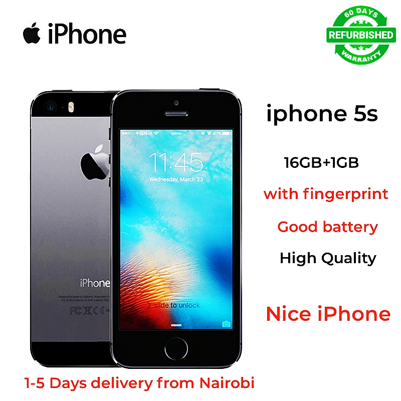 Refurbished  iphone 5s 16GB with Fingerprint  Unlock Cell Phones 4G  iphones iphone5s  Smart Apple Phone