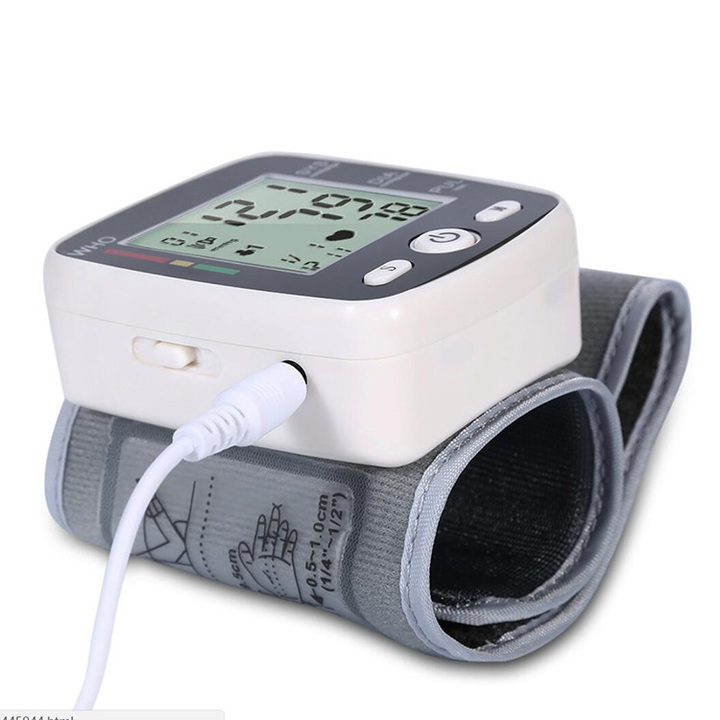 Wrist Digital Blood Pressure Monitor Automatic Sphygmomanometer Smart Medical Measure Pulse Rate