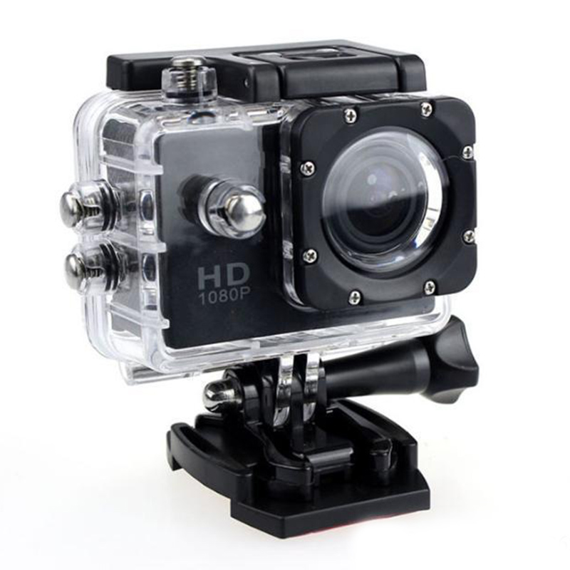 Full HD Digital Sport Camera 2 Inch Screen Under Waterproof 30M DV Recording Mini Bicycle Video Cam