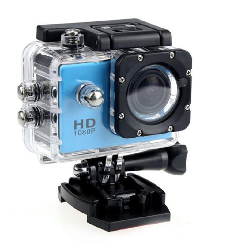 Full HD Digital Sport Camera 2 Inch Screen Under Waterproof 30M DV Recording Mini Bicycle Video Cam