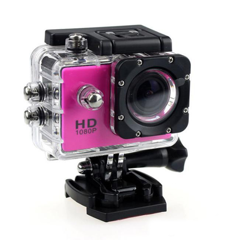 Full HD Digital Sport Camera 2 Inch Screen Under Waterproof 30M DV Recording Mini Bicycle Video Cam