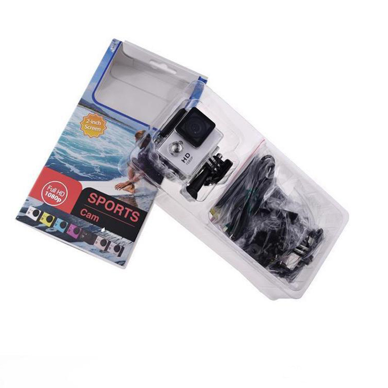 Full HD Digital Sport Camera 2 Inch Screen Under Waterproof 30M DV Recording Mini Bicycle Video Cam