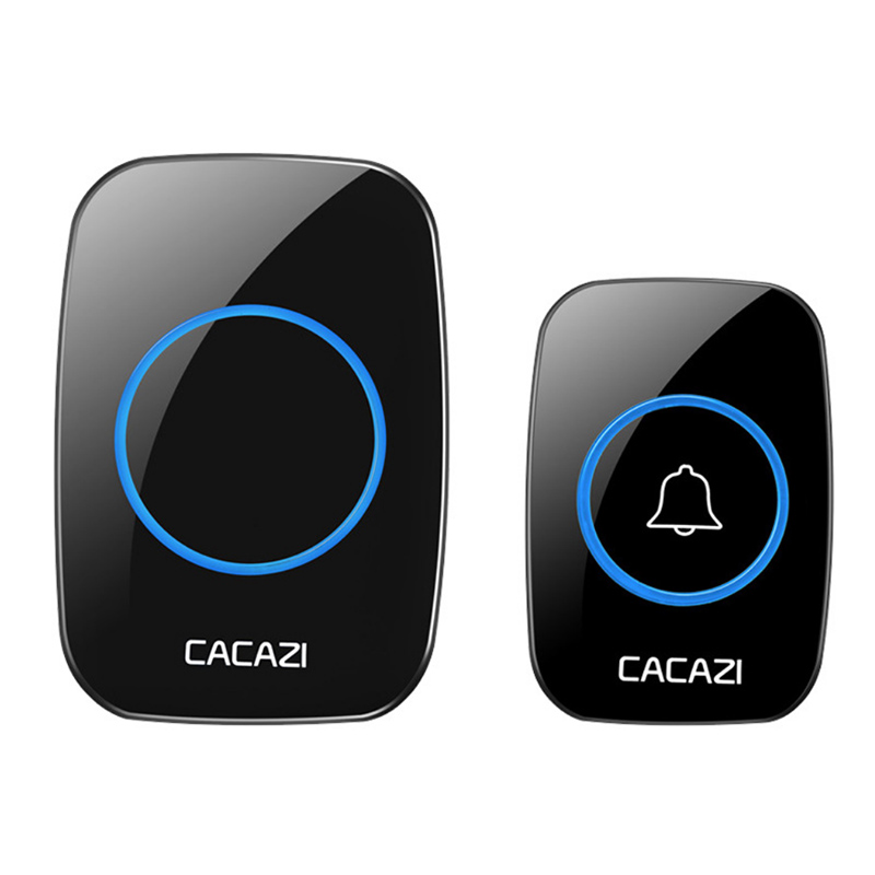 New Home Welcome Doorbell Intelligent Wireless Doorbell 300M Remote UK Plug smart Door Bell Chime