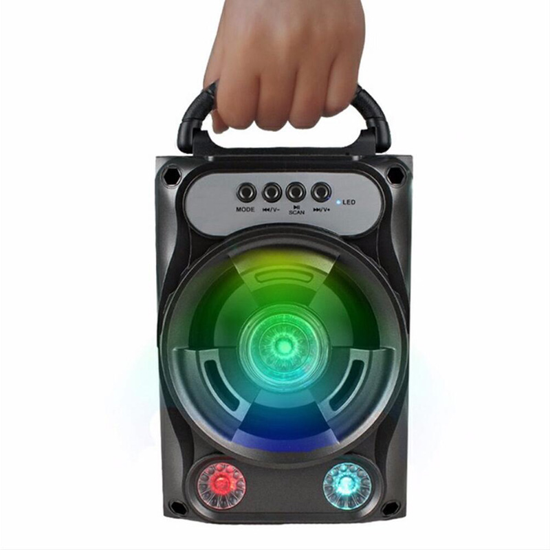 B16 Home Theatre Outdoor Bluetooth Speaker Bass Support Memory Flash Card Gorgeous Coloured Lamp