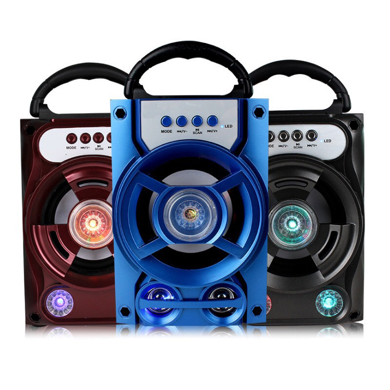 B16 Home Theatre Outdoor Bluetooth Speaker Bass Support Memory Flash Card Gorgeous Coloured Lamp