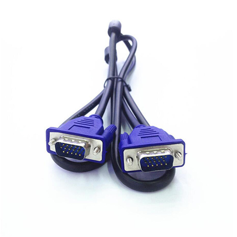 VGA Cable Male to MaleBraided Shielding High Premium HDTV VGA Computer Tv Display Signal Cable