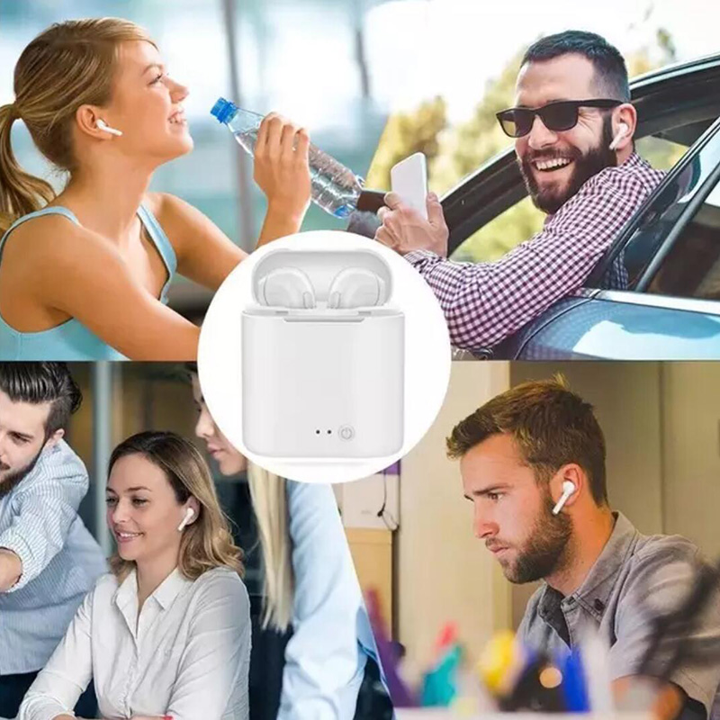 i7s TWS Mini Wireless Bluetooth Earphone Stereo Earbud Headset With Charging Box Mic For Smart Phone