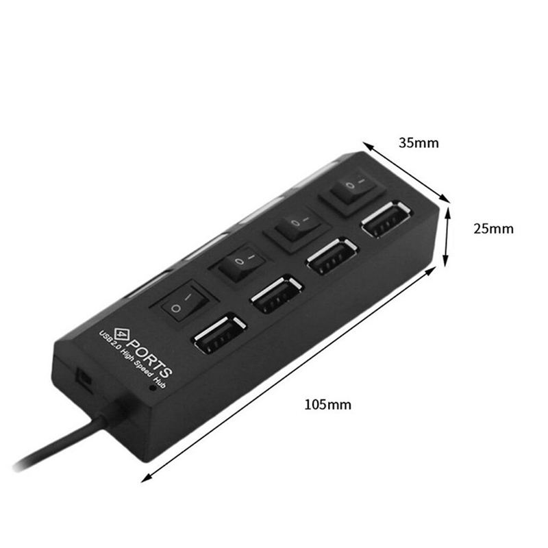 USB Hub 3.0 Multi USB Splitter 4 Ports Portable Hub Combo All In For Computer Laptop Accessories