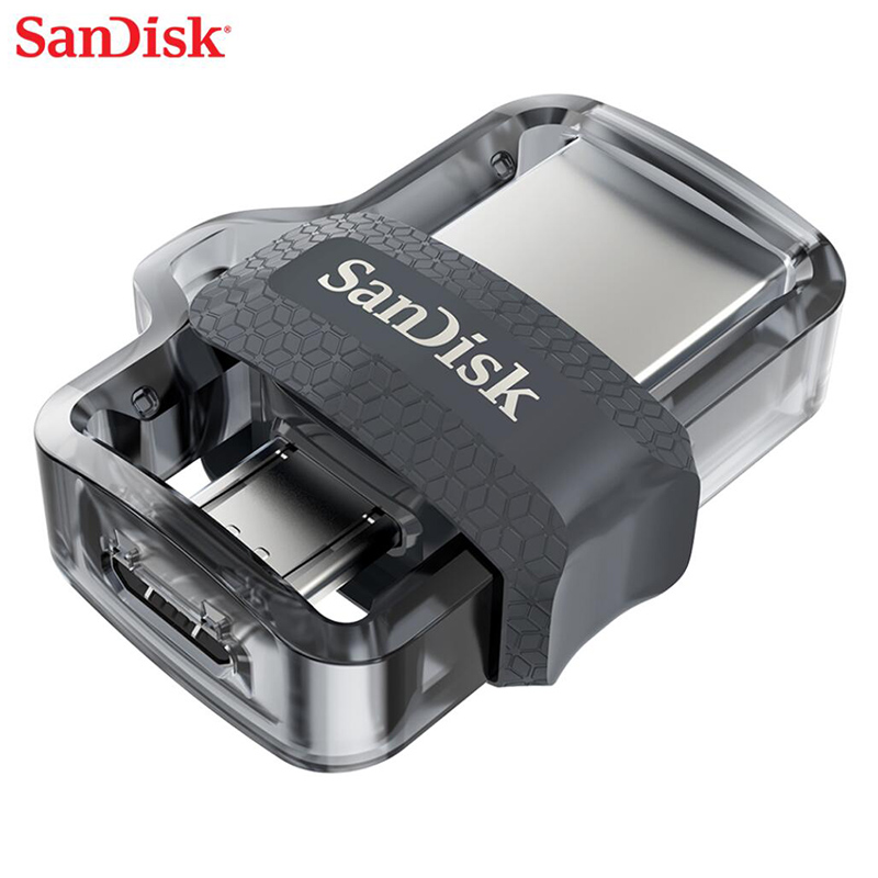 Sandisk original Mini USB 3.0 Dual OTG USB Flash Drive 32GB 64GB 128GB PenDrives for Android phone
