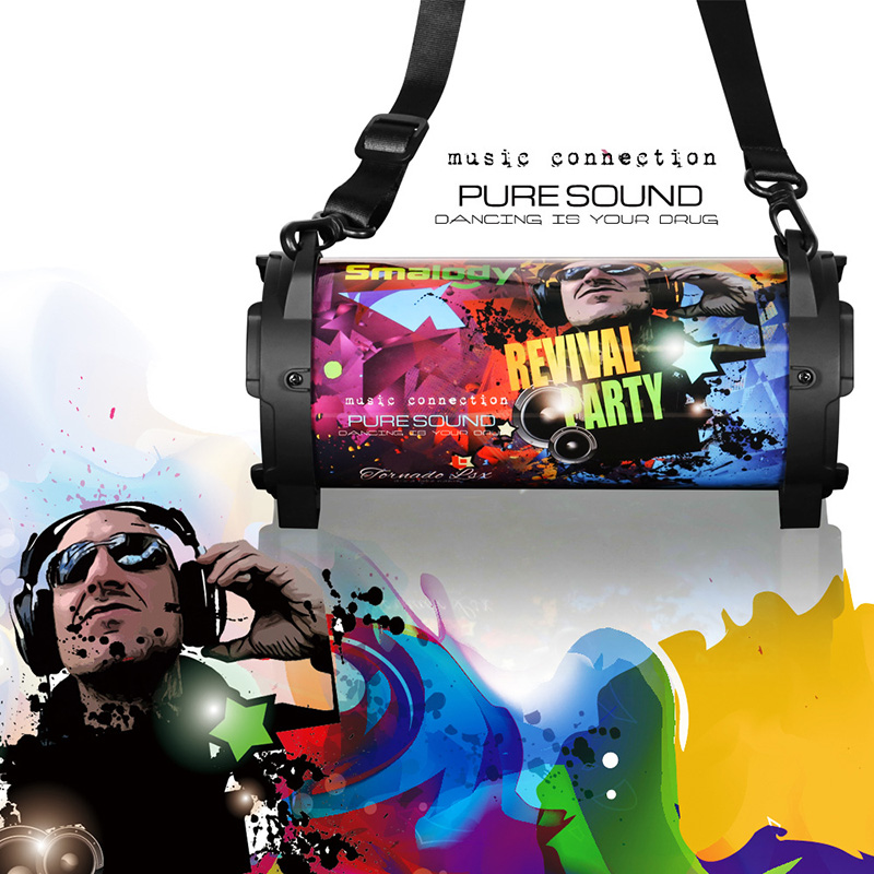 Portable Bluetooth Speaker High-power Subwoofer Bluetooth 5.0 Wireless Connectivity Cannon Speaker