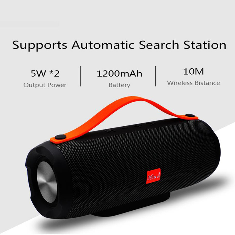 Portable wireless Bluetooth Speaker Stereo big power 10W system TF FM Radio Music Subwoofer Speakers