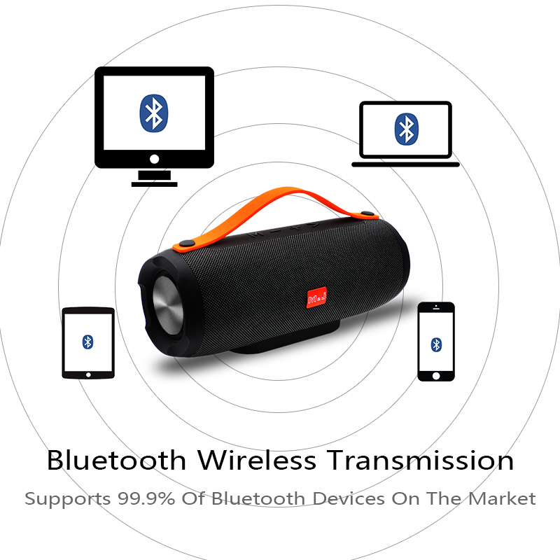 Portable wireless Bluetooth Speaker Stereo big power 10W system TF FM Radio Music Subwoofer Speakers