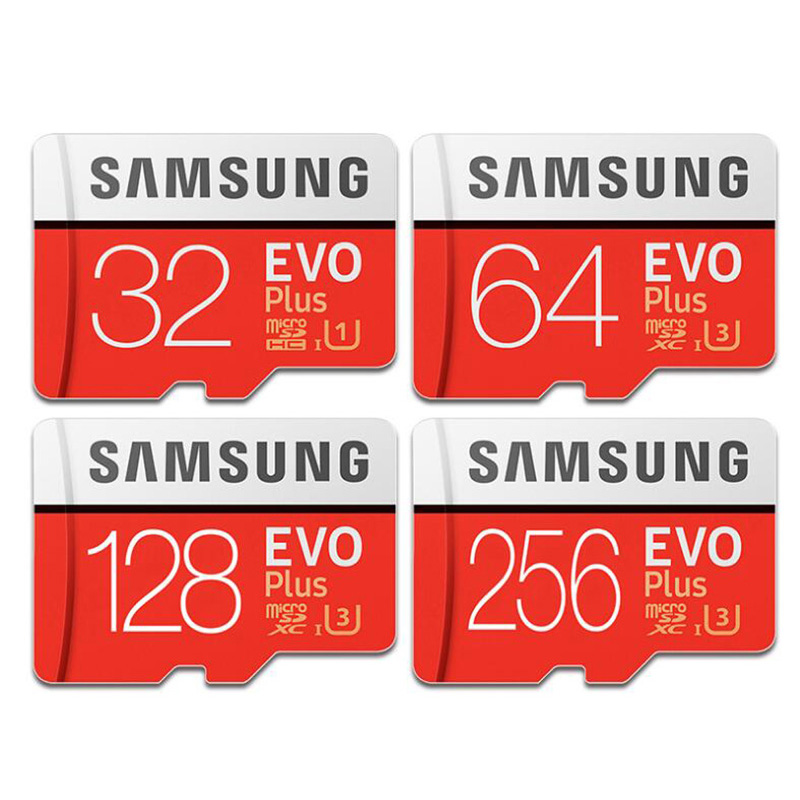 Samsung MemoryCard 128GB 64GB 32GB Class10 U3 U1 SDXC Grade EVO+ Micro SD Card  TF Flash Card