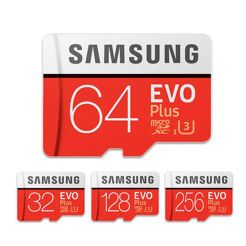Samsung MemoryCard 128GB 64GB 32GB Class10 U3 U1 SDXC Grade EVO+ Micro SD Card  TF Flash Card