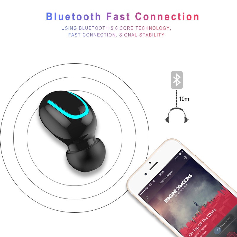 Bluetooth Earphones TWS Wireless Blutooth 5.0 Earphone Handsfree Headphone Sports Earbuds Gaming