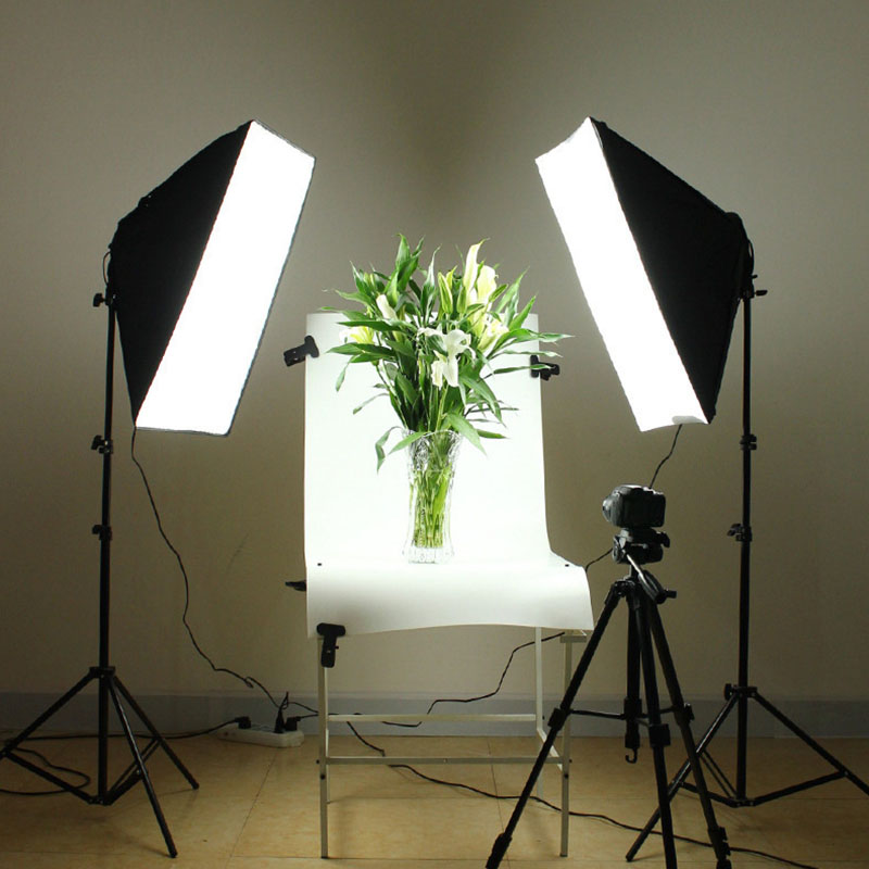 Generic Softbox Photo Video Studio Photo Fill Light With E27 Tripod