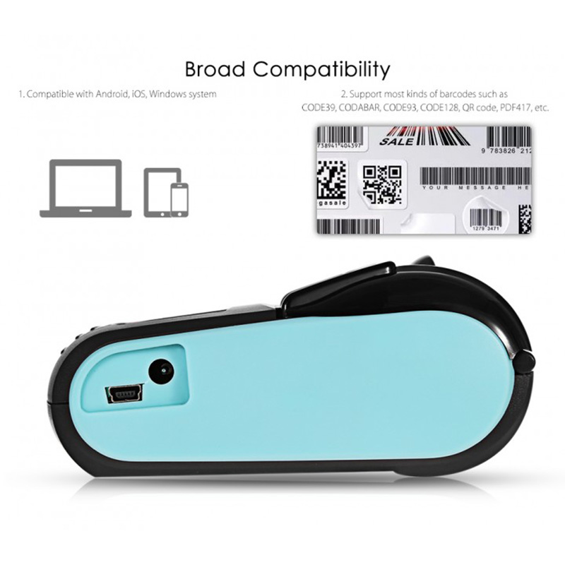 Generic 58MM Bluetooth Thermal Printer Receipt Printer For Orange