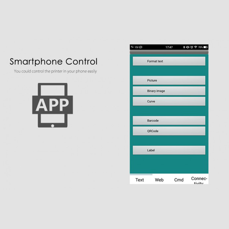 Generic 58MM Bluetooth Thermal Printer Receipt Printer For Orange