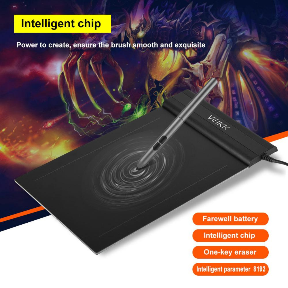 S640 Graphic Drawing Tablets 6X4 Inch Digital Graphics Board
