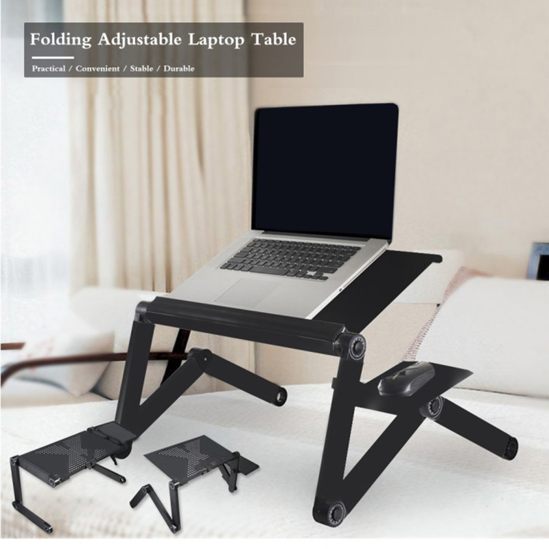 Generic Adjustable Computer Desk Table Folding For Laptop Note