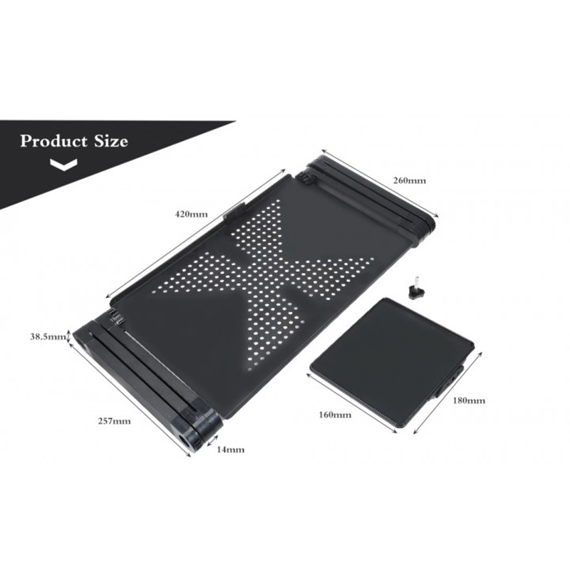 Generic Adjustable Computer Desk Table Folding For Laptop Note