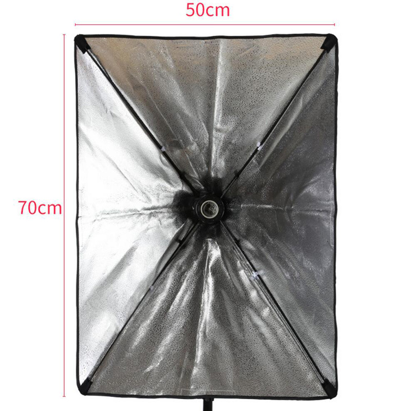 Photo Studio Softbox Continuous Lighting With Tripod Bulb