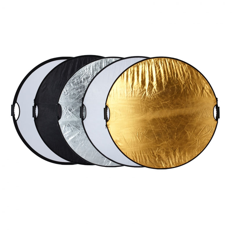 80cm 5in1 Handhold Collapsible Round Photography Reflector