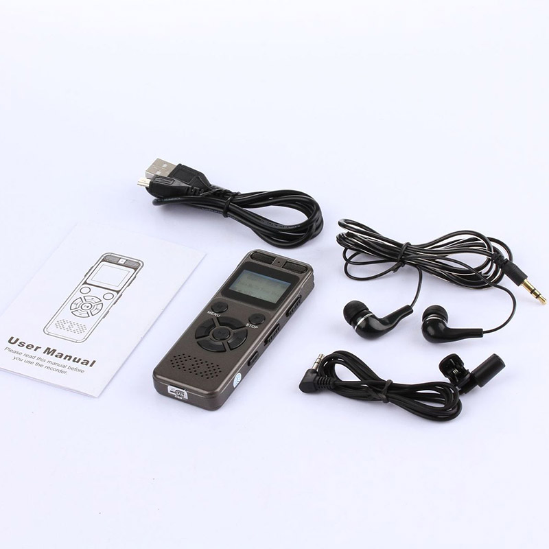 Profession Mini Digital Voice Recorder With Microphone-8GB