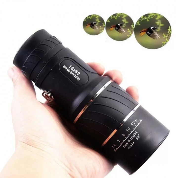 Camping Telescope Handheld Night Vision 16x52 HD Monocular