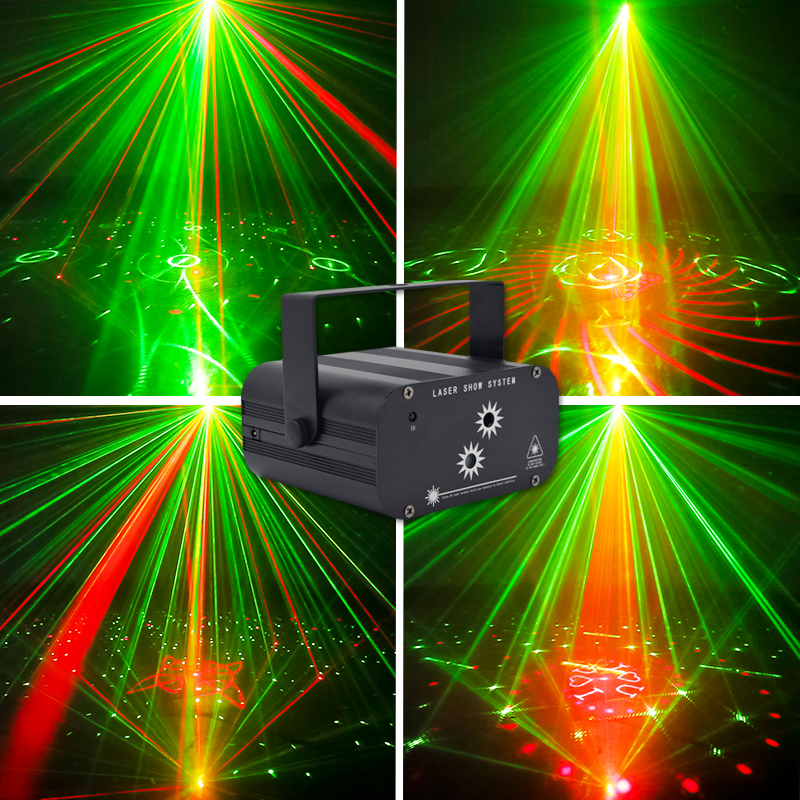 48 Patterns Disco light Laser Stage bulb Party DJ Lights ball KTV Projector Lighting for Bar Club