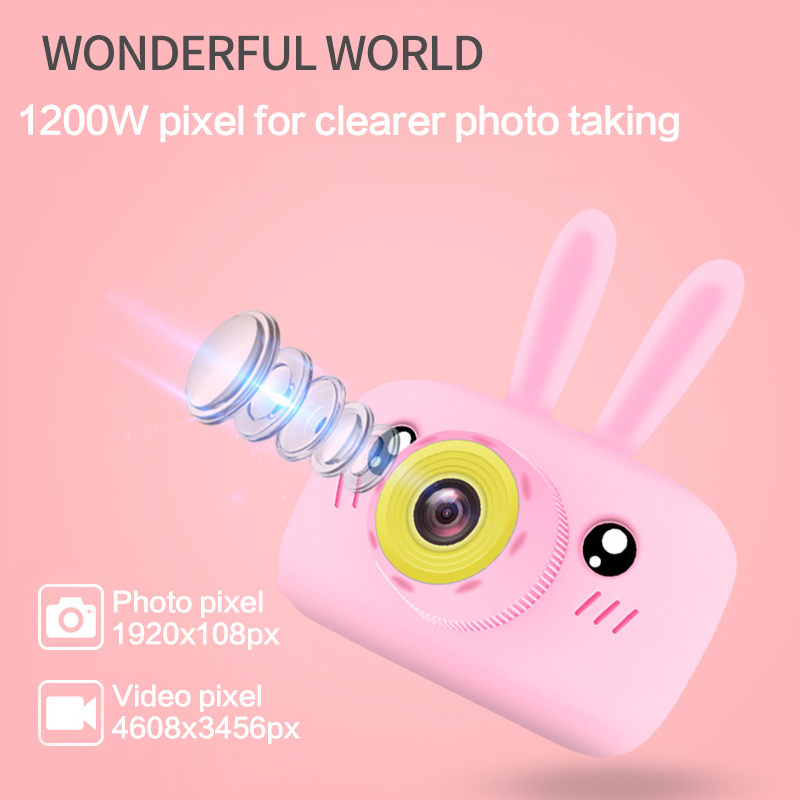 Children Mini Camera Full HD 1080P 12MP Digital Video Photo Camera 2 inch Screen Display Kids Camera