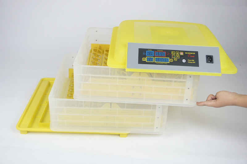 Poultry Hatchery Machine 96 Digital Temperature Full Automatic Egg Incubator for Chicken Duck Parrot