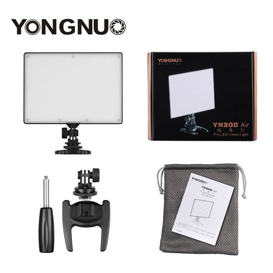 YONGNUO YN-300 air Pro LED Camera Video Light video photography Light For Canon Nikon