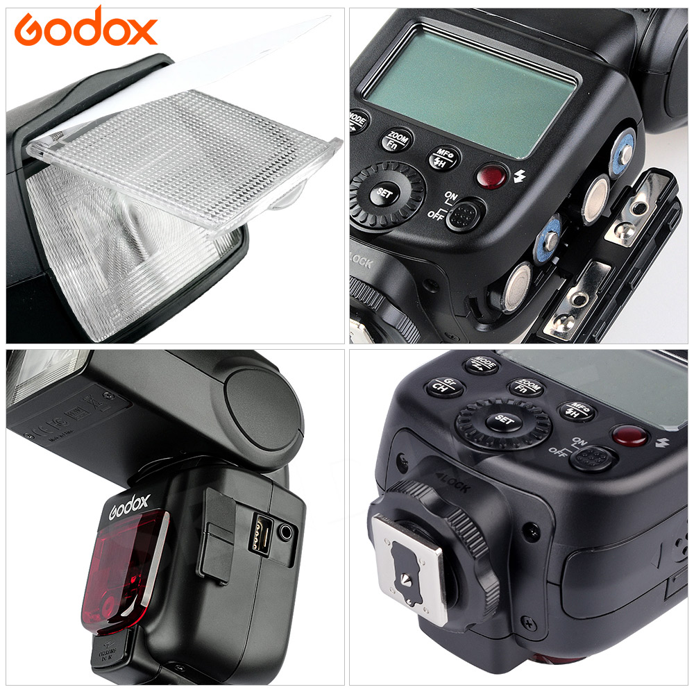 Godox 2.4G Wireless Camera Photo Flash speedlight with Built-in Trigger for SONY Canon Nikon
