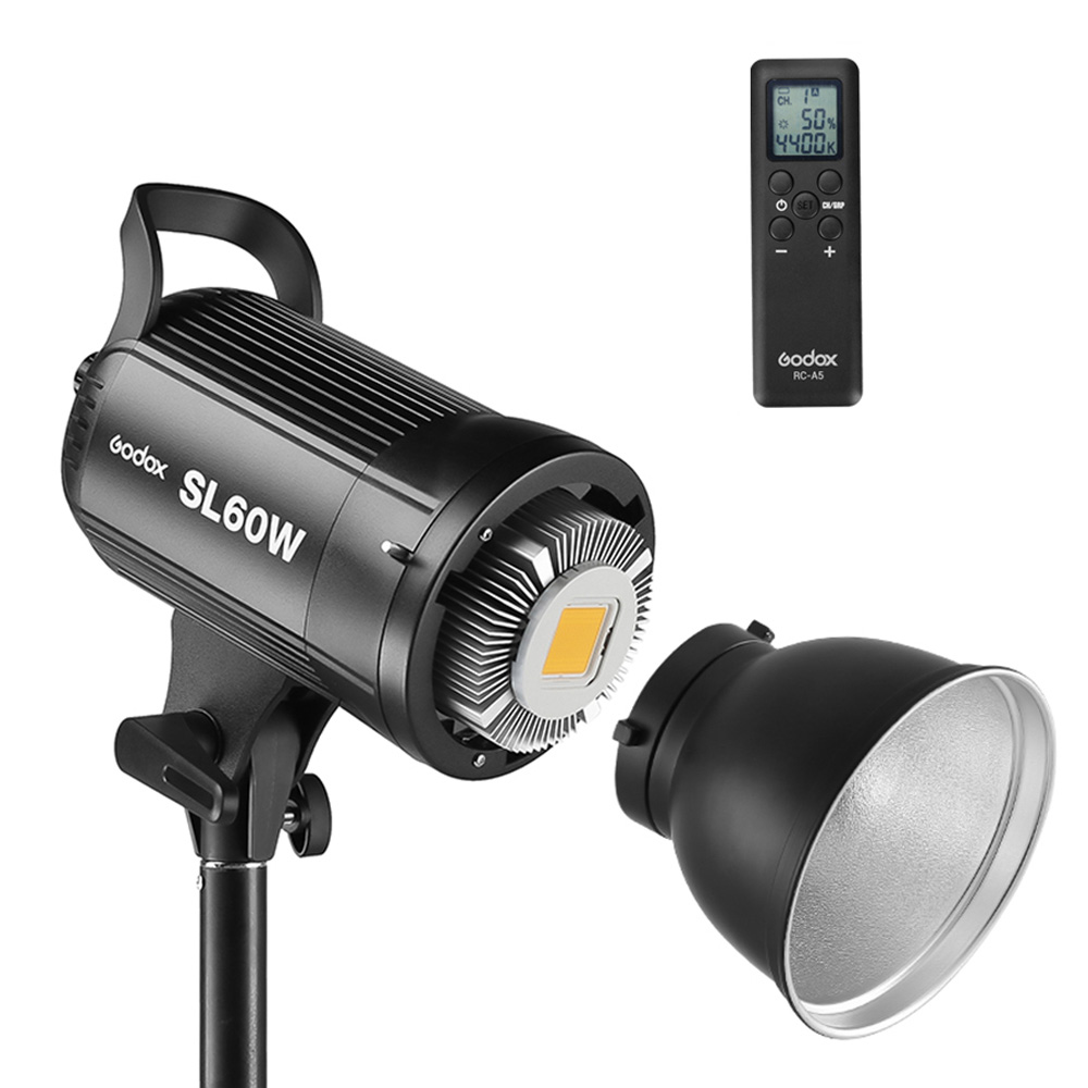 Godox LED Video Light SL-60W 5600K Continuous Light Bowens Mount for Studio Video Recording
