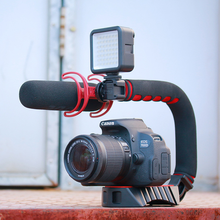 U-Grip Mount Video Stabilizer Handle Video Grip Camera Phone Video Rig Kit for Nikon Canon