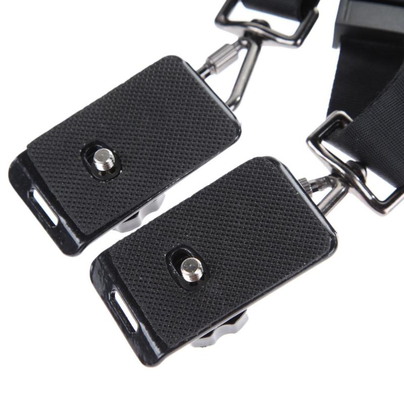 Double Camera Shoulder Strap Quick Rapid Sling Camera Belt Adjustment