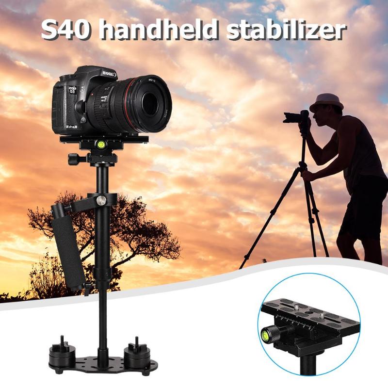 Handheld Aluminum Alloy Video Stabilizer Mount for Phone Canon Nikon DSLR DV AEE DSLR Video Camera