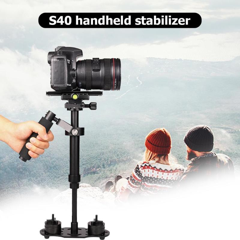 Handheld Aluminum Alloy Video Stabilizer Mount for Phone Canon Nikon DSLR DV AEE DSLR Video Camera
